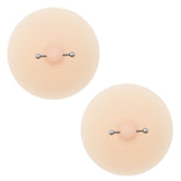 2 Pcs Silicone Nipple Cover with Piercing, Waterproof, Reusable Pasties
